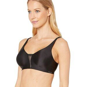 #1145 Calvin Klein Invisibles Wirefree Mesh Unlined Triangle Bralette